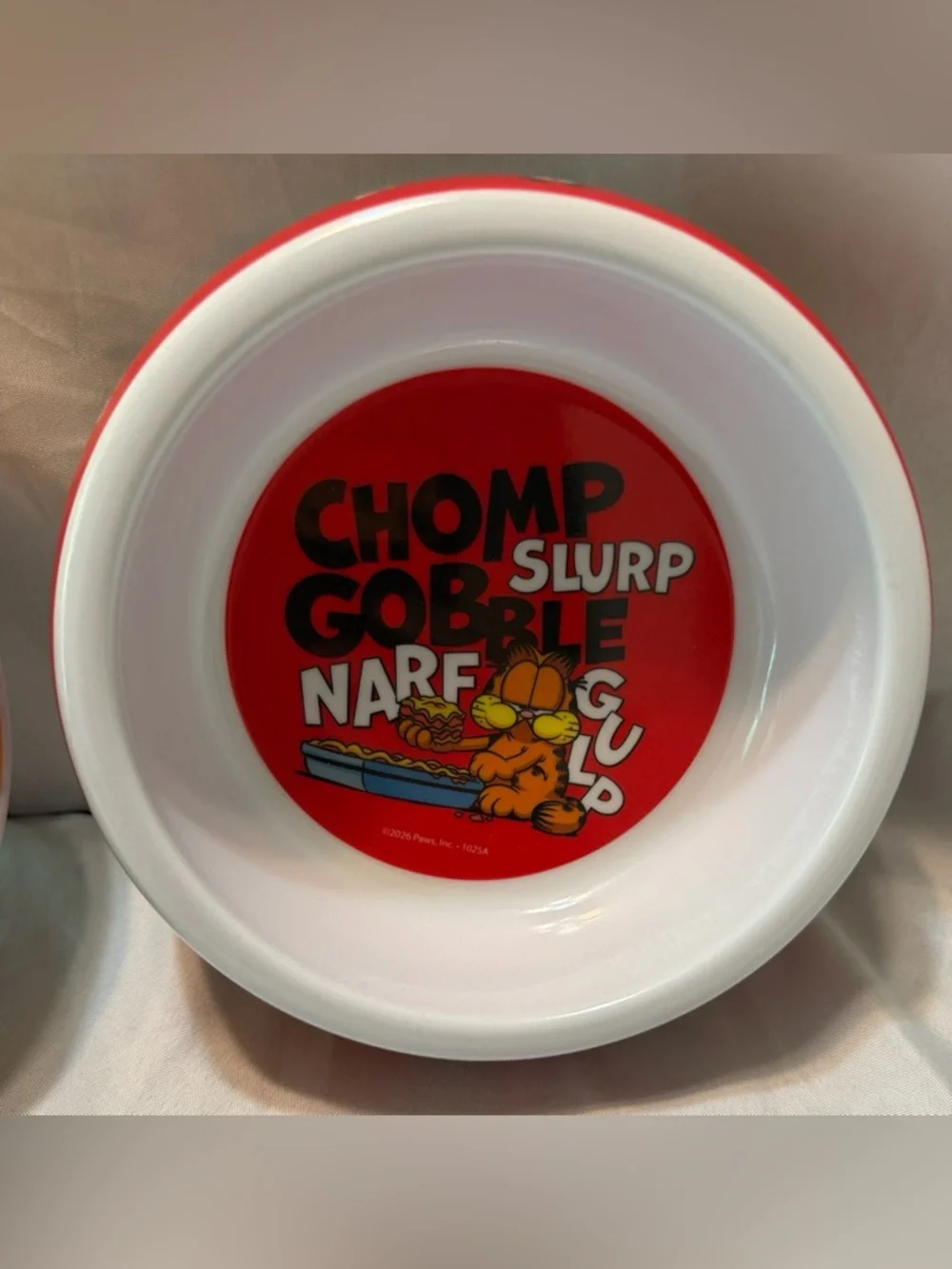 Garfield Plastic Dog Bowls